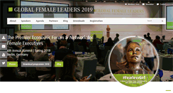 Desktop Screenshot of globalfemaleleaders.com